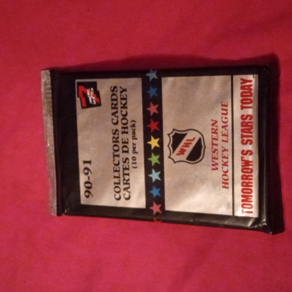 1990-91 7th Inning Stretch Western Hockey League- 1 Pack - 10 Cards per Pack